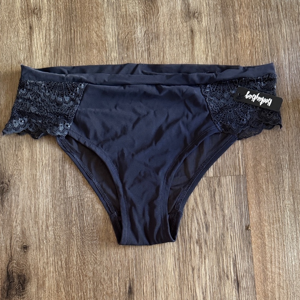 Black Lace Trim Panties